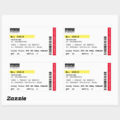 Fake Crazy pilules Prescription Étiquette Hallowee (Feuille)