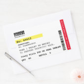 Fake Crazy pilules Prescription Étiquette Hallowee (Enveloppe)