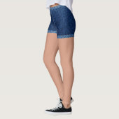 Fake denim short blue leggings (Links)