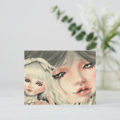 Fake Doll Sad Briefkaart (Staand voorkant)