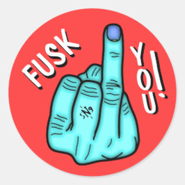 Fake F-Bomb Funny Joke Sticker – Censored Swear Wo