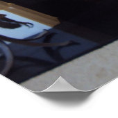 Fake fireplace poster (Hoek)