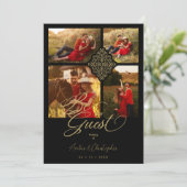 Fake Golden Luxury Filigree 4 Photos Modèle (Debout devant)