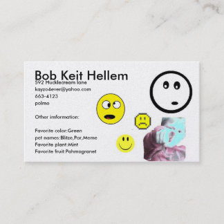 Fake ID Visitekaartje