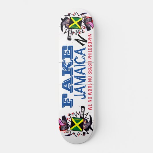 FAKE JAMAICA / KILLGOAT Skateboard (Voorkant)