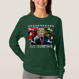 Fake Kerstmis Donald Trump Ugly Kerstmis Shirt