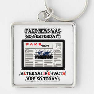 Fake News & Alternative Facts Premium SQ Sleutelha Sleutelhanger