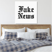 Fake News Canvas Afdruk (Insitu (Slaapkamer))