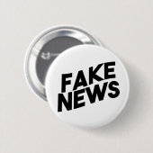 Fake News fashionable Post Truth Ronde Button 5,7 Cm (Voorkant /achterkant)