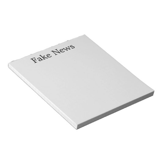 "Fake News"-laptop Notitieblok (Schuin)