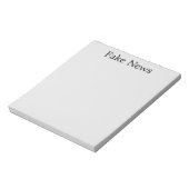 "Fake News"-laptop Notitieblok (Gedraaid)