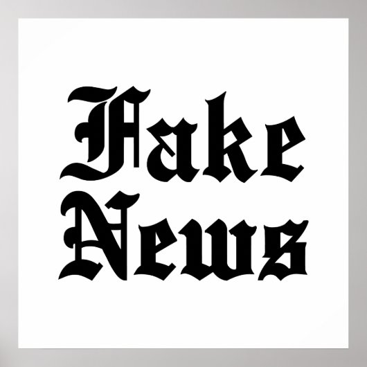 Fake News Poster (Voorkant)