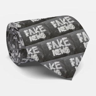 Fake News USA Politics Necktie Stropdas