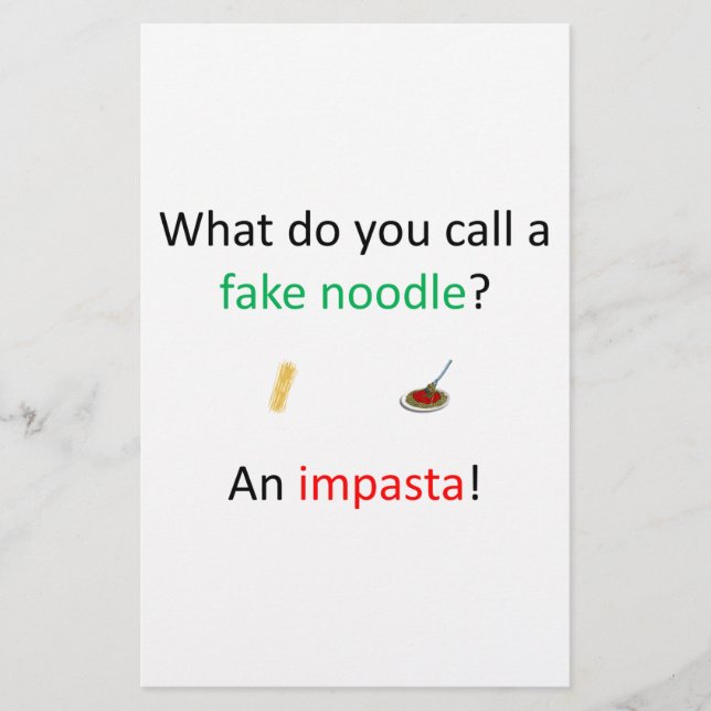 Fake Noodle Joke (Voorkant)