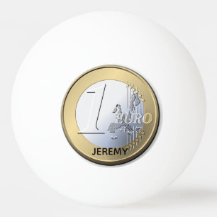 Fake Silver Euro Coin Pingpongballen