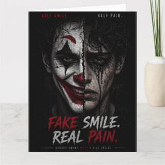 “Fake Smile, Real Pain: The Truth Behind Man Kaart