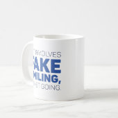 Fake Smiling Koffiemok (Voorkant links)