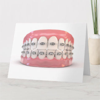 Fake Teeth set with Braces Kaart