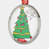 Fake Tree Metalen Ornament (Links)