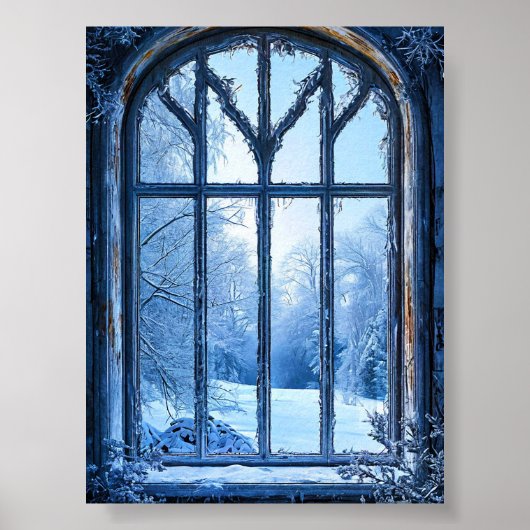 Fake window landscape poster (Voorkant)