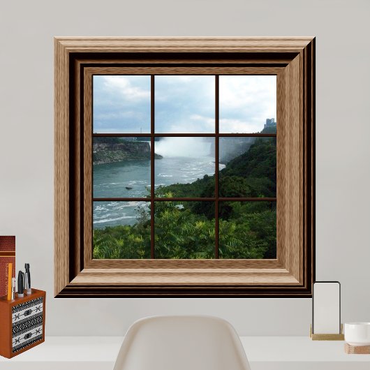 Fake Window Poster Cascade Niagara Falls Canada