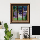 Fake Window Poster Paisible River Gorge (Bureau à domicile)