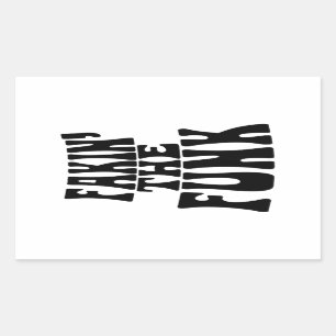 Fakin' the Funk Rechthoekige Sticker