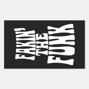 Fakin' the Funk Rechthoekige Sticker