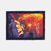 Fakkels van Fury Poster, au microscopii. Fleece Deken (Voorkant (Horizontaal))