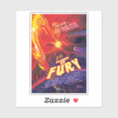 Fakkels van Fury Poster, au microscopii. Sticker (Vel)
