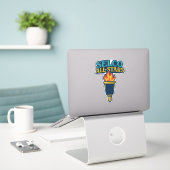 Fakkelsticker Sticker (Laptop op bureau)