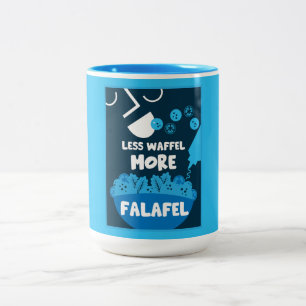Falafel Midden-Oosters Street Food Tweekleurige Koffiemok