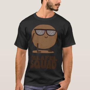 Falafel Squad Ironisch Gezegde Gezonde Hummus T-shirt