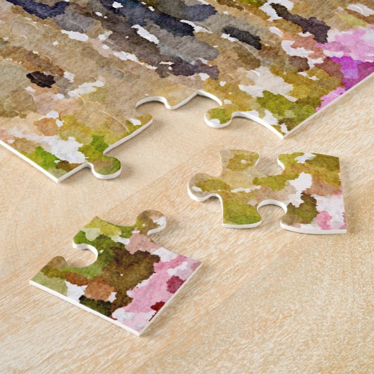 Falaises de fleurs de Moher Puzzle aquarelle (Côté)