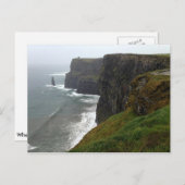 Falaises de la carte postale Moher (Devant / Derrière)