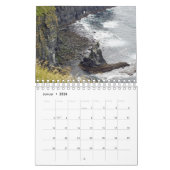 Falaises de Moher 12 Angle de vue Calendrier (Jan 2026)