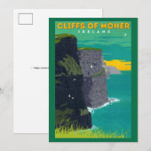 Falaises de Moher 5x7 Grande Carte Postale (Devant / Derrière)