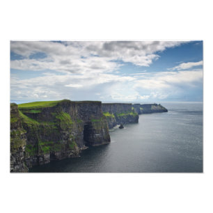 Falaises de Moher dans la copie de photo de
