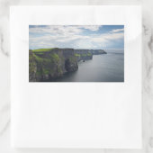 Falaises de Moher en Irlande autocollant rectangul (Sac)