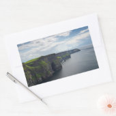 Falaises de Moher en Irlande autocollant rectangul (Enveloppe)