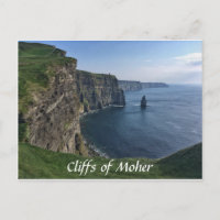Falaises de Moher, Irlande, carte postale