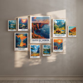 Falaises De Moher Travel Imprimer Poster Irish Wal