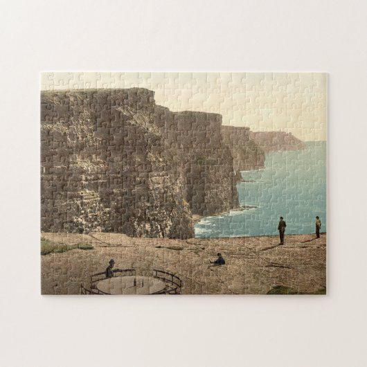 Falaises de puzzle de couleur de Moher Irlande (Horizontal)