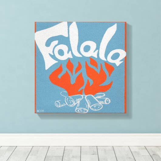 FaLaLa Canvas Afdruk (Insitu (Houten vloer))