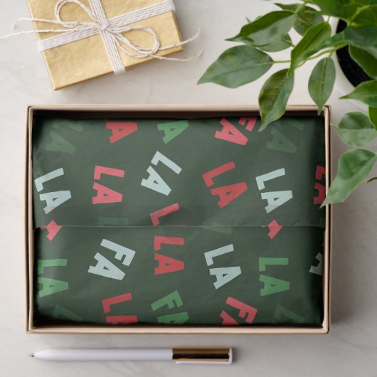 FaLaLa Kerstmis Tissuepapier (Geschenk)