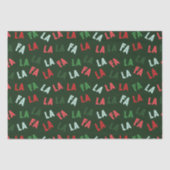 FaLaLa Kerstmis Tissuepapier (Voorkant)