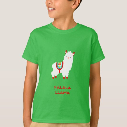 FaLaLa Llama T-shirt couleur personnalisée (Devant)