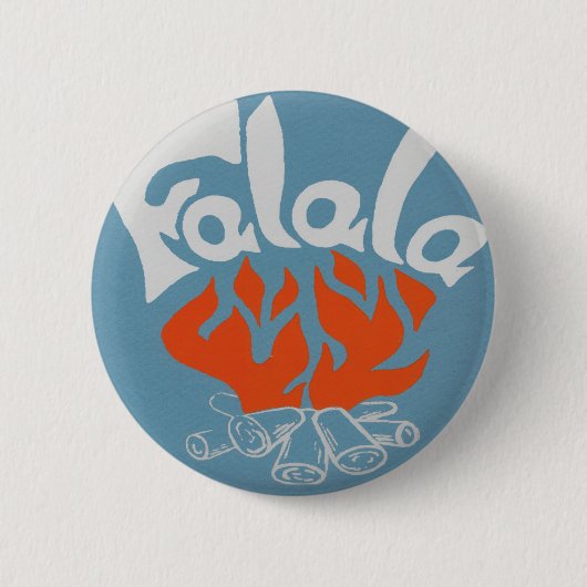 FaLaLa Ronde Button 5,7 Cm (Voorkant)