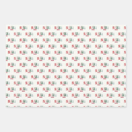 FALALALA VIBES Holiday Inpakpapier Vel