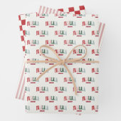 FALALALA VIBES Holiday Inpakpapier Vel (In situ)